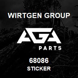 68086 Wirtgen Group STICKER | AGA Parts