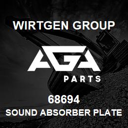 68694 Wirtgen Group SOUND ABSORBER PLATE | AGA Parts