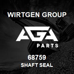 68759 Wirtgen Group SHAFT SEAL | AGA Parts