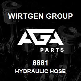 6881 Wirtgen Group HYDRAULIC HOSE | AGA Parts