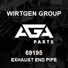 69195 Wirtgen Group EXHAUST END PIPE | AGA Parts