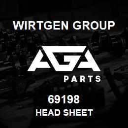 69198 Wirtgen Group HEAD SHEET | AGA Parts