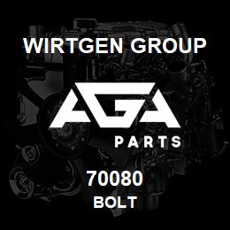 70080 Wirtgen Group BOLT | AGA Parts