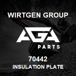 70442 Wirtgen Group INSULATION PLATE | AGA Parts