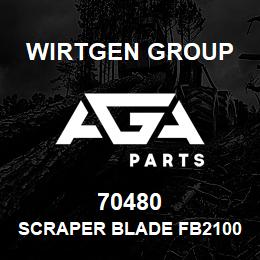 70480 Wirtgen Group SCRAPER BLADE FB2100 | AGA Parts