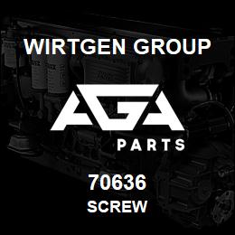 70636 Wirtgen Group SCREW | AGA Parts