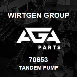 70653 Wirtgen Group TANDEM PUMP | AGA Parts