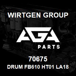 70675 Wirtgen Group DRUM FB610 HT01 LA18 AW2 | AGA Parts