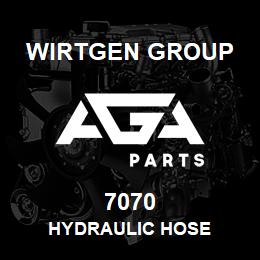 7070 Wirtgen Group HYDRAULIC HOSE | AGA Parts