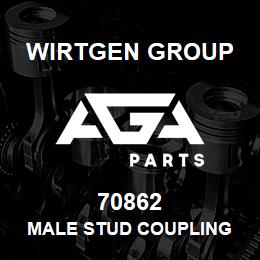 70862 Wirtgen Group MALE STUD COUPLING | AGA Parts