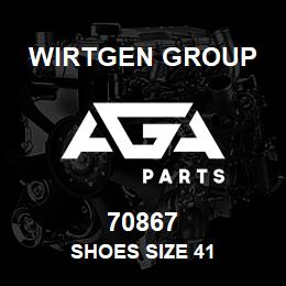 70867 Wirtgen Group SHOES SIZE 41 | AGA Parts