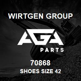 70868 Wirtgen Group SHOES SIZE 42 | AGA Parts