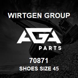 70871 Wirtgen Group SHOES SIZE 45 | AGA Parts