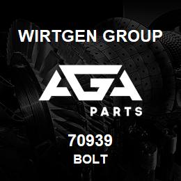 70939 Wirtgen Group BOLT | AGA Parts