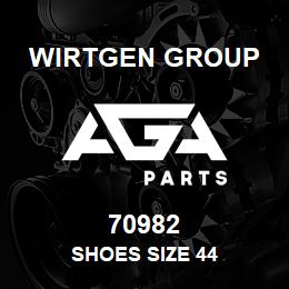 70982 Wirtgen Group SHOES SIZE 44 | AGA Parts