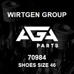 70984 Wirtgen Group SHOES SIZE 46 | AGA Parts