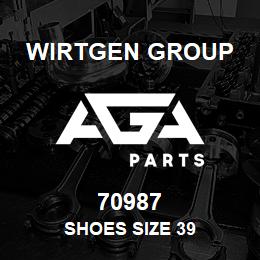 70987 Wirtgen Group SHOES SIZE 39 | AGA Parts