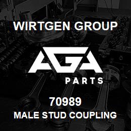 70989 Wirtgen Group MALE STUD COUPLING | AGA Parts