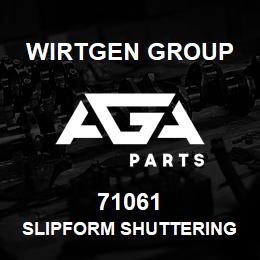 71061 Wirtgen Group SLIPFORM SHUTTERING | AGA Parts