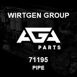 71195 Wirtgen Group PIPE | AGA Parts