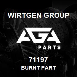 71197 Wirtgen Group BURNT PART | AGA Parts