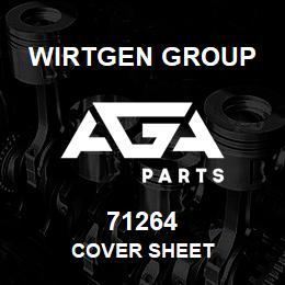 71264 Wirtgen Group COVER SHEET | AGA Parts