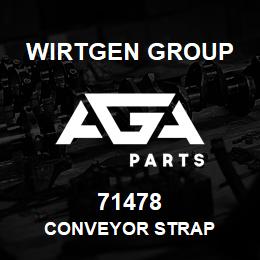 71478 Wirtgen Group CONVEYOR STRAP | AGA Parts