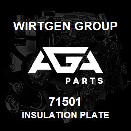 71501 Wirtgen Group INSULATION PLATE | AGA Parts