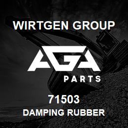 71503 Wirtgen Group DAMPING RUBBER | AGA Parts