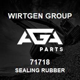 71718 Wirtgen Group SEALING RUBBER | AGA Parts