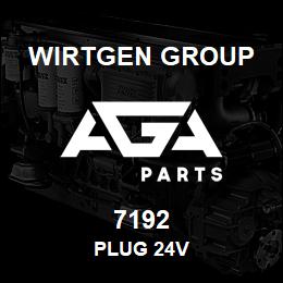 7192 Wirtgen Group PLUG 24V | AGA Parts