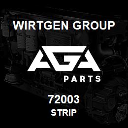 72003 Wirtgen Group STRIP | AGA Parts