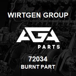 72034 Wirtgen Group BURNT PART | AGA Parts