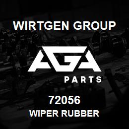 72056 Wirtgen Group WIPER RUBBER | AGA Parts