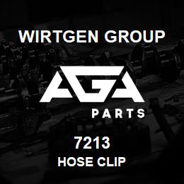 7213 Wirtgen Group HOSE CLIP | AGA Parts