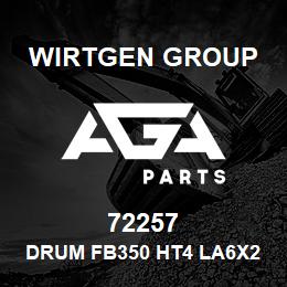 72257 Wirtgen Group DRUM FB350 HT4 LA6X2 AW4 | AGA Parts