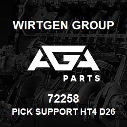 72258 Wirtgen Group PICK SUPPORT HT4 D26XD13X28 | AGA Parts