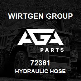 72361 Wirtgen Group HYDRAULIC HOSE | AGA Parts