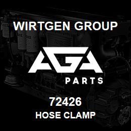 72426 Wirtgen Group HOSE CLAMP | AGA Parts