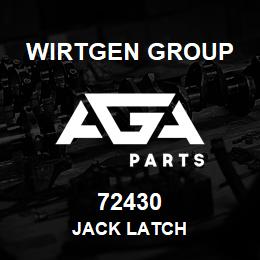 72430 Wirtgen Group JACK LATCH | AGA Parts