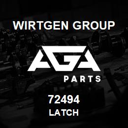 72494 Wirtgen Group LATCH | AGA Parts