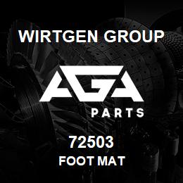 72503 Wirtgen Group FOOT MAT | AGA Parts