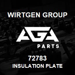 72783 Wirtgen Group INSULATION PLATE | AGA Parts