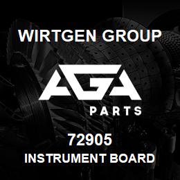 72905 Wirtgen Group INSTRUMENT BOARD | AGA Parts