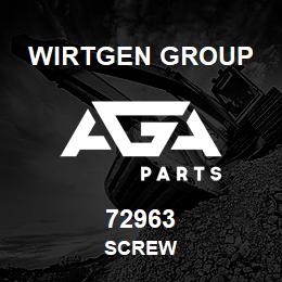 72963 Wirtgen Group SCREW | AGA Parts