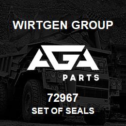 72967 Wirtgen Group SET OF SEALS | AGA Parts