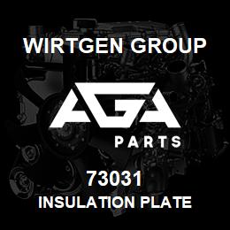 73031 Wirtgen Group INSULATION PLATE | AGA Parts