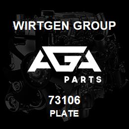 73106 Wirtgen Group PLATE | AGA Parts