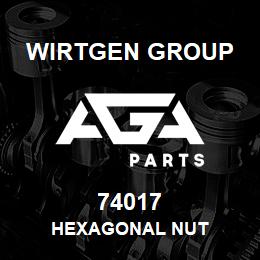 74017 Wirtgen Group HEXAGONAL NUT | AGA Parts