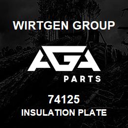 74125 Wirtgen Group INSULATION PLATE | AGA Parts